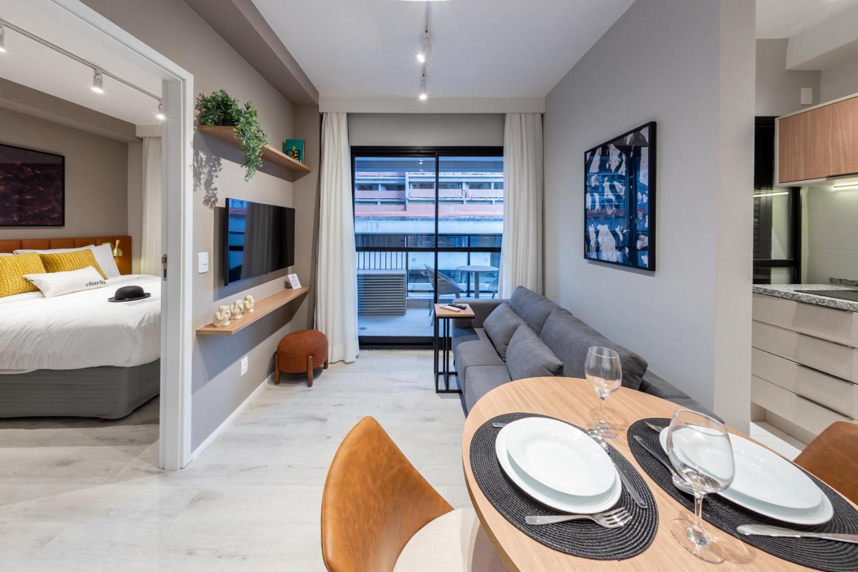 상파울루 Charlie Contemporaneo Jardins 아파트 외부 사진